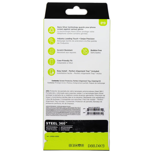 PureGear Steel 360 Tempered Glass for Apple iPhone 15 Plus - Clear Cell Phone - Screen Protectors PureGear - Simple Cell Bulk Wholesale Pricing - USA Seller
