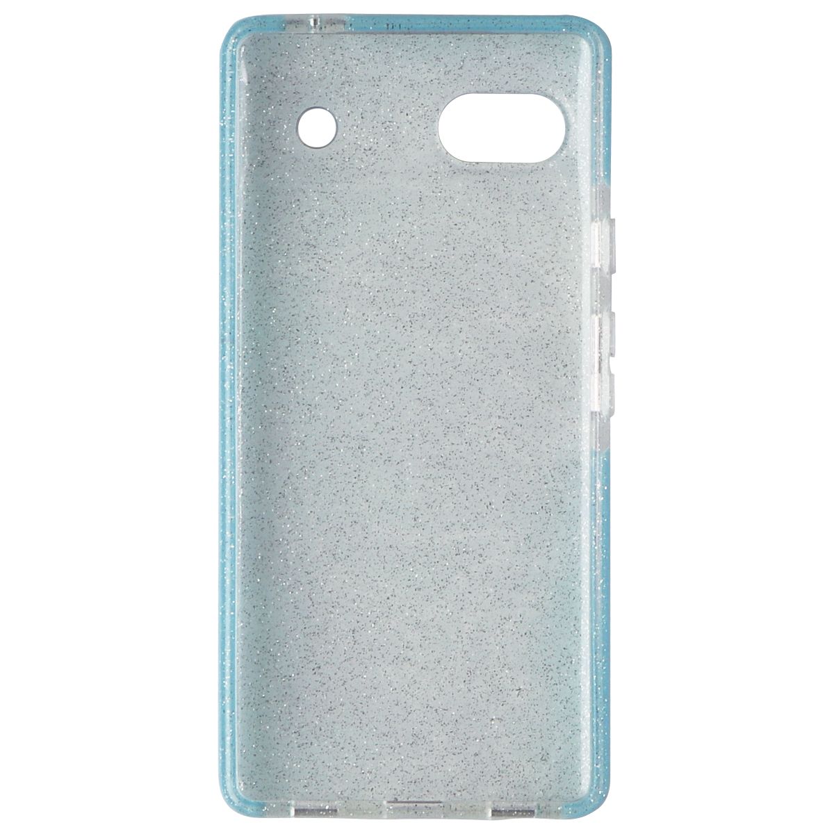 PureGear Slim Shell Designer Case for Google Pixel 6a - Glitter/Blue Swirl Cell Phone - Cases, Covers & Skins PureGear - Simple Cell Bulk Wholesale Pricing - USA Seller