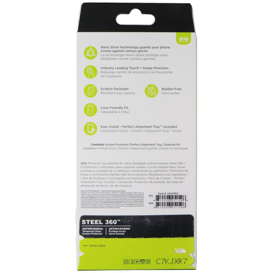 PureGear Steel 360 Series Tempered Glass for Motorola Edge (2022) - Clear