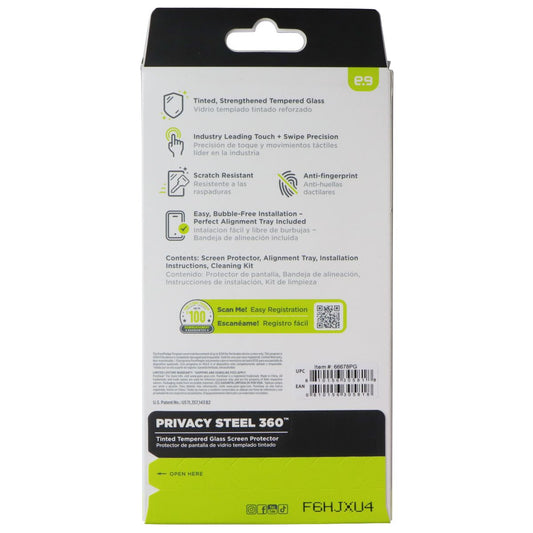 PureGear Steel 360 Glass Screen Protector for Apple iPhone 17 Air - Privacy Cell Phone - Screen Protectors PureGear - Simple Cell Bulk Wholesale Pricing - USA Seller