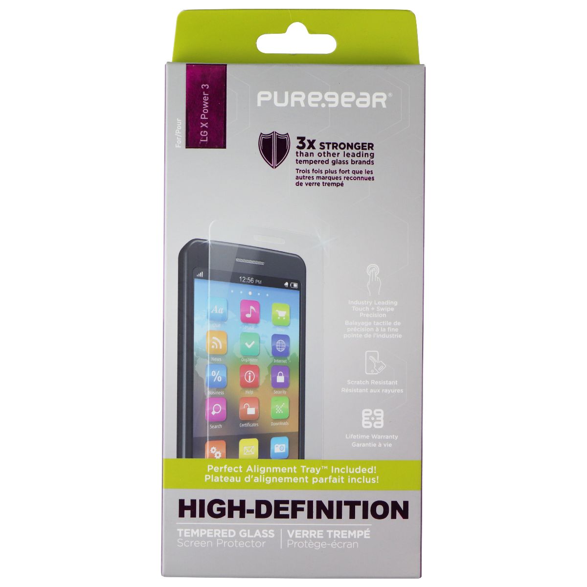 PureGear High-Definition Screen Protector for LG X Power 3 Cell Phone - Screen Protectors PureGear - Simple Cell Bulk Wholesale Pricing - USA Seller