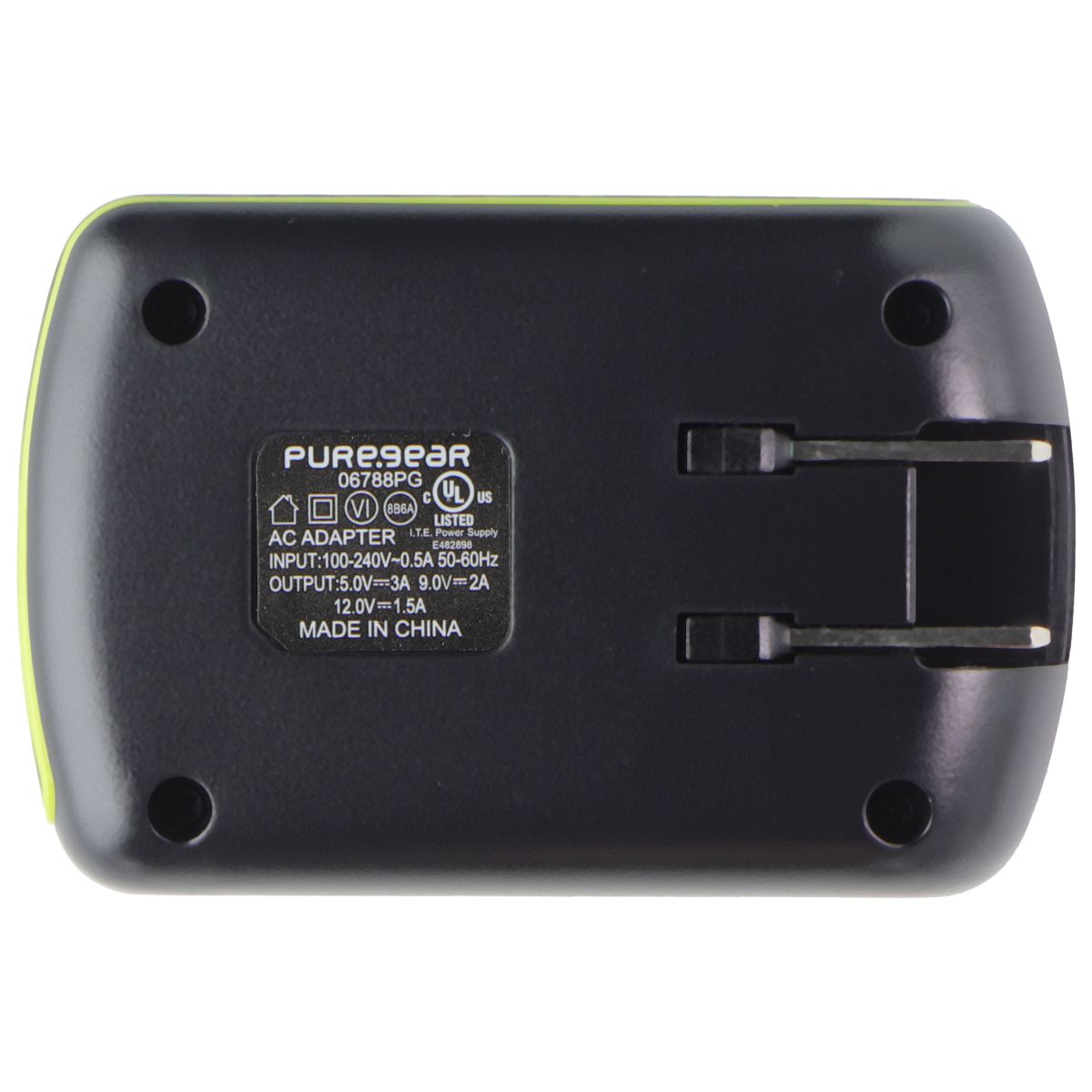 PureGear (18W) Extreme USB Wall Charger + Micro USB (3-Ft) Cable - Black Cell Phone - Chargers & Cradles PureGear - Simple Cell Bulk Wholesale Pricing - USA Seller