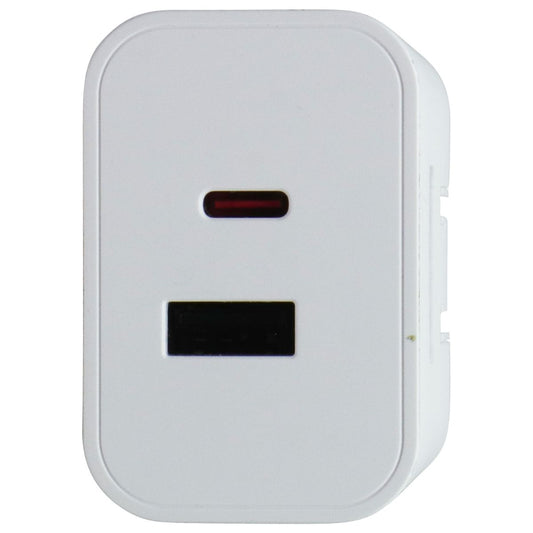 PureGear (42W) USB-A and USB-C Dual Port PD Charger - White (10858PG) Cell Phone - Cables & Adapters PureGear - Simple Cell Bulk Wholesale Pricing - USA Seller
