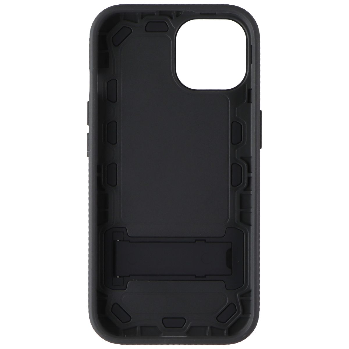 Quikcell Grand Advocate Two-Layer Kickstand Case for Apple iPhone 15 - Black