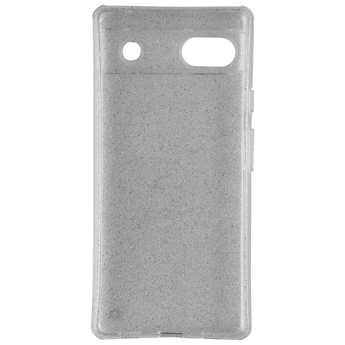 Quikcell Icon Silver Shimmer Case for Google Pixel 6a - Glitter/Clear Cell Phone - Cases, Covers & Skins Quikcell - Simple Cell Bulk Wholesale Pricing - USA Seller