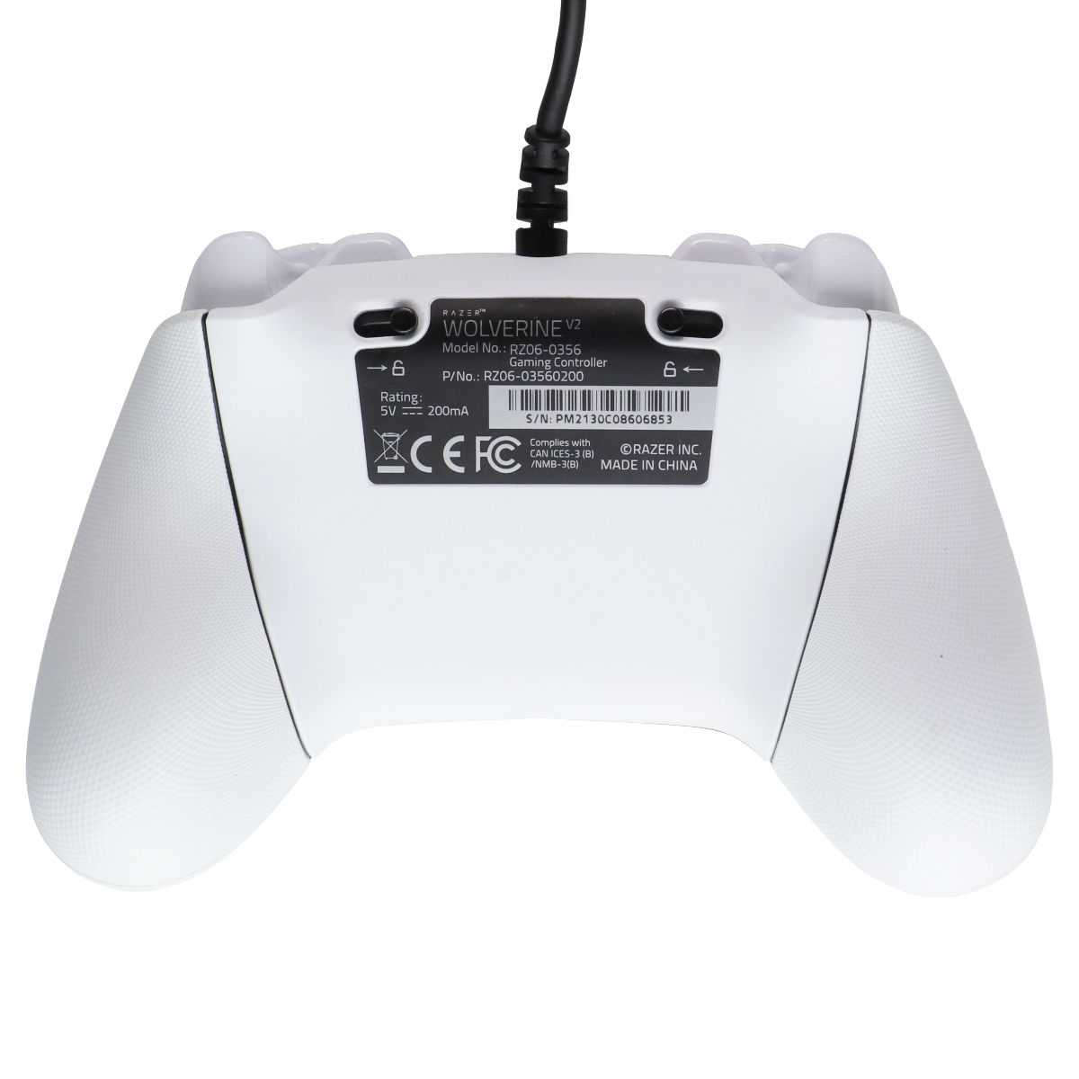 Razer Wolverine V2 Wired Gaming Pro Controller for Xbox - White (RZ06-0356)
