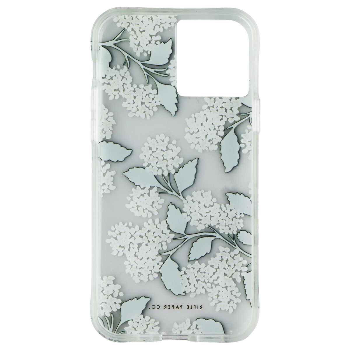 Rifle Paper Co Hard Case for iPhone 12 and 12 Pro - Hydrangea White/Clear Cell Phone - Cases, Covers & Skins Rifle Paper Co. - Simple Cell Bulk Wholesale Pricing - USA Seller