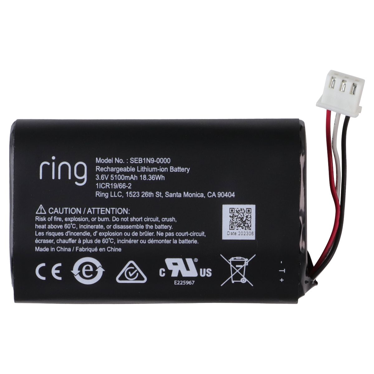 Ring Alarm 8-piece Kit (2nd Gen) Home Security System (4HB1V9-OENO)