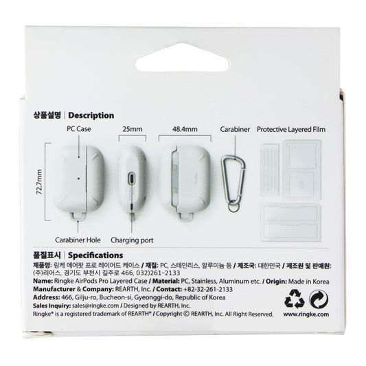 Ringke AirPods Pro Layered Case for Apple AirPods Pro - White iPod, Audio Player Accessories - Other Portable Audio Accs Ringke - Simple Cell Bulk Wholesale Pricing - USA Seller