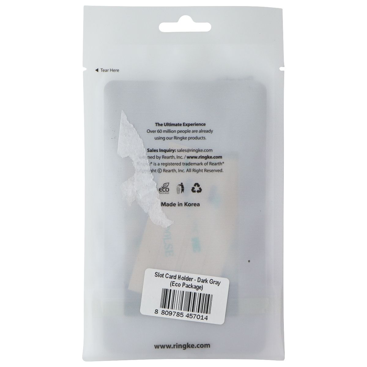 Ringke Slot Card Holder for Phone Case - Dark Gray