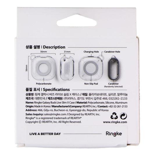 Ringke Slim X Case for Galaxy Buds Live / FE / 2 Pro / Buds 2 / Buds Pro - White iPod, Audio Player Accessories - Cases, Covers & Skins Ringke - Simple Cell Bulk Wholesale Pricing - USA Seller