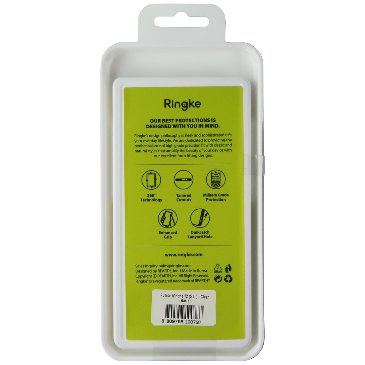 Ringke Fusion Series Case for Apple iPhone 12 Mini - Clear