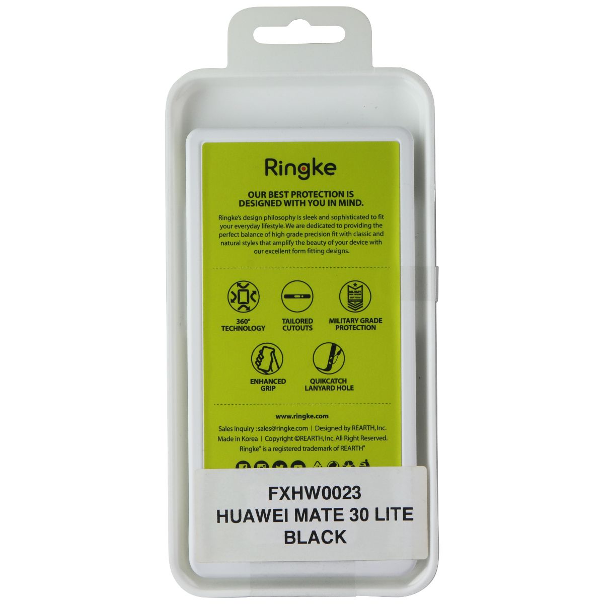 Ringke Fusion X Series Case for Huawei Mate 30 Lite - Clear / Black Cell Phone - Cases, Covers & Skins Ringke - Simple Cell Bulk Wholesale Pricing - USA Seller