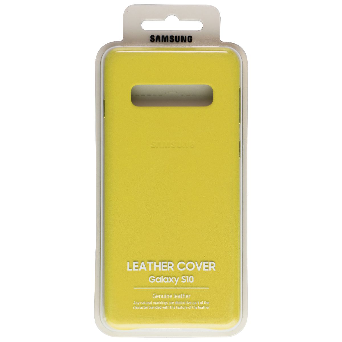 Samsung Official Leather Cover for Samsung Galaxy S10 - Yellow Cell Phone - Cases, Covers & Skins Samsung - Simple Cell Bulk Wholesale Pricing - USA Seller