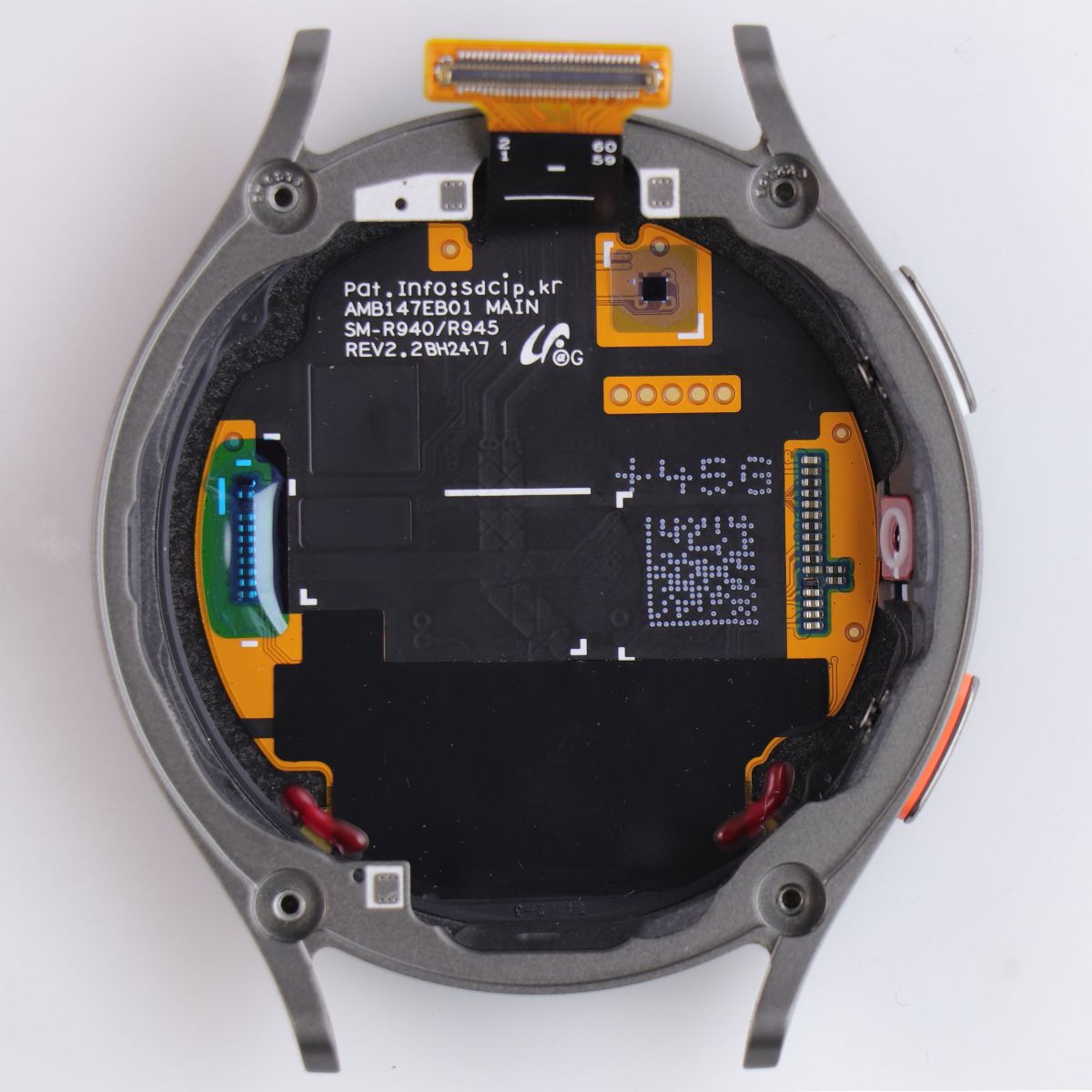 Repair Part OLED Display/Frame for Galaxy Watch6 (SM-R940/R945) - Graphite Fitness Technology - Fit Tech Parts & Accessories Samsung - Simple Cell Bulk Wholesale Pricing - USA Seller