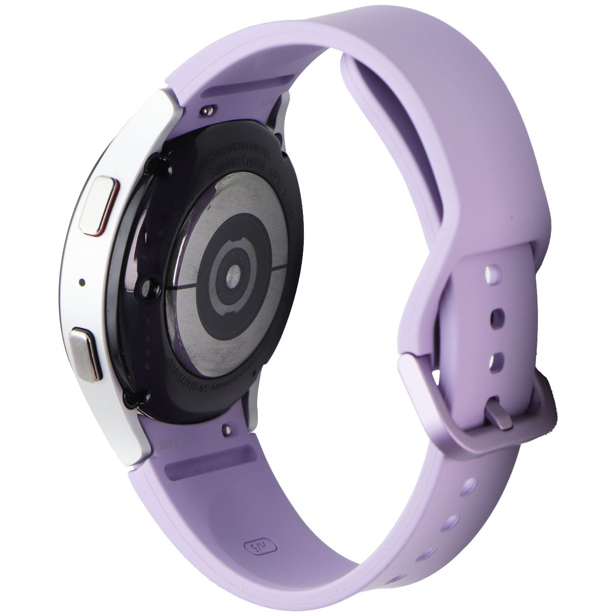 DEMO Samsung Galaxy Watch5 (SM-R900X) 40MM Smartwatch - Silver Case/Purple Band Smart Watches Samsung - Simple Cell Bulk Wholesale Pricing - USA Seller