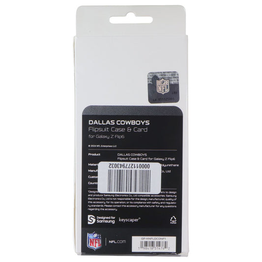 Samsung Official Flipsuit Case and Card for Galaxy Z Flip6 - NFL Dallas Cowboys Cell Phone - Cases, Covers & Skins Samsung - Simple Cell Bulk Wholesale Pricing - USA Seller