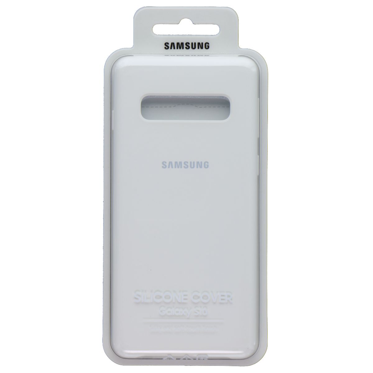 Samsung Official Silicone Cover Case for Samsung Galaxy S10 - White Cell Phone - Cases, Covers & Skins Samsung - Simple Cell Bulk Wholesale Pricing - USA Seller
