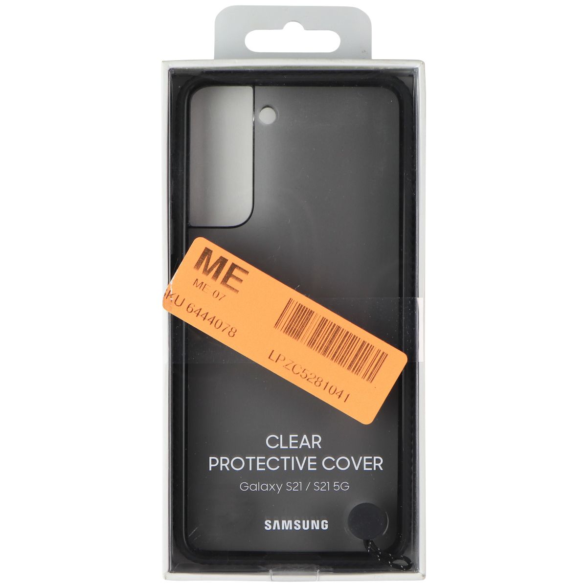 Samsung Clear Protective Cover for Samsung Galaxy S21 / S21 5G - Smoke/Black Cell Phone - Cases, Covers & Skins Samsung - Simple Cell Bulk Wholesale Pricing - USA Seller