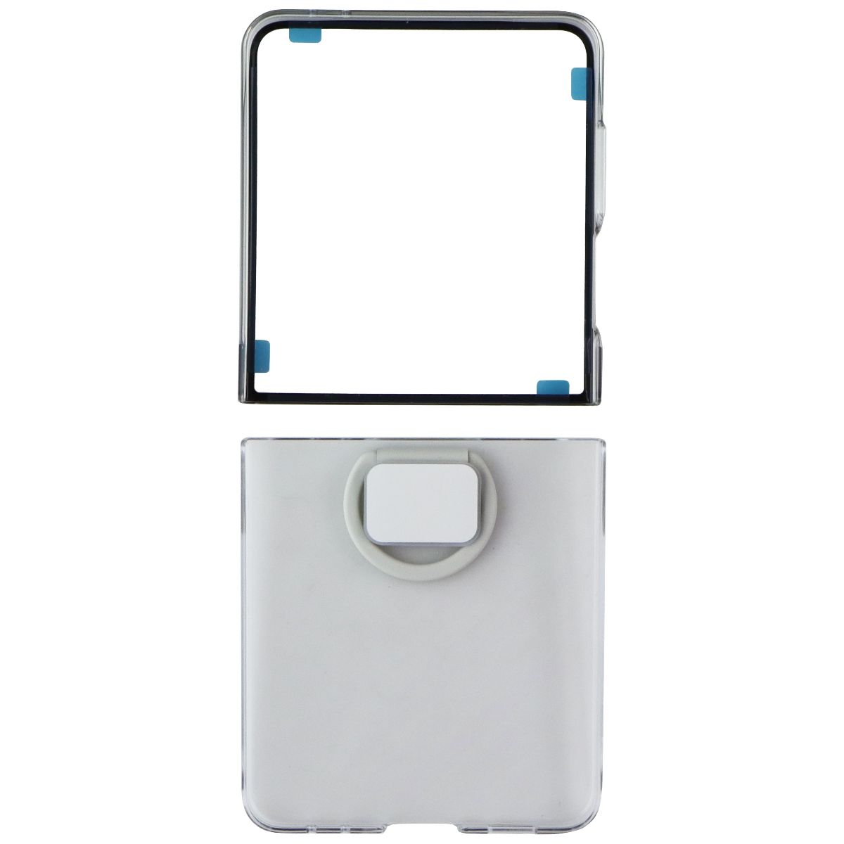 Samsung Official Ring Case (Clear) for Galaxy Z Flip7 - Transparent Cell Phone - Cases, Covers & Skins Samsung - Simple Cell Bulk Wholesale Pricing - USA Seller