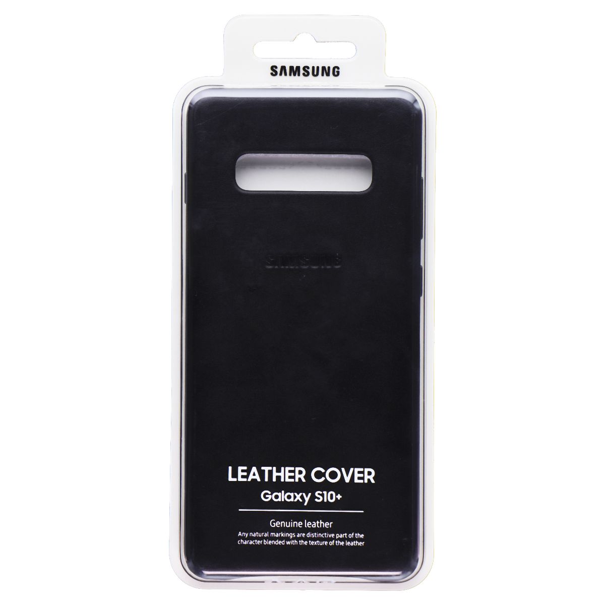 Samsung Official Leather Cover for Samsung Galaxy (S10+) - Black