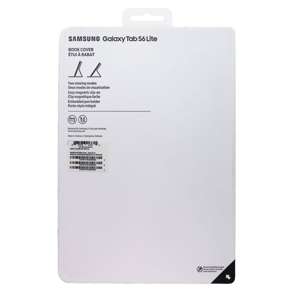 Samsung Official Book Cover for Samsung Galaxy Tab S6 Lite - Angora Blue