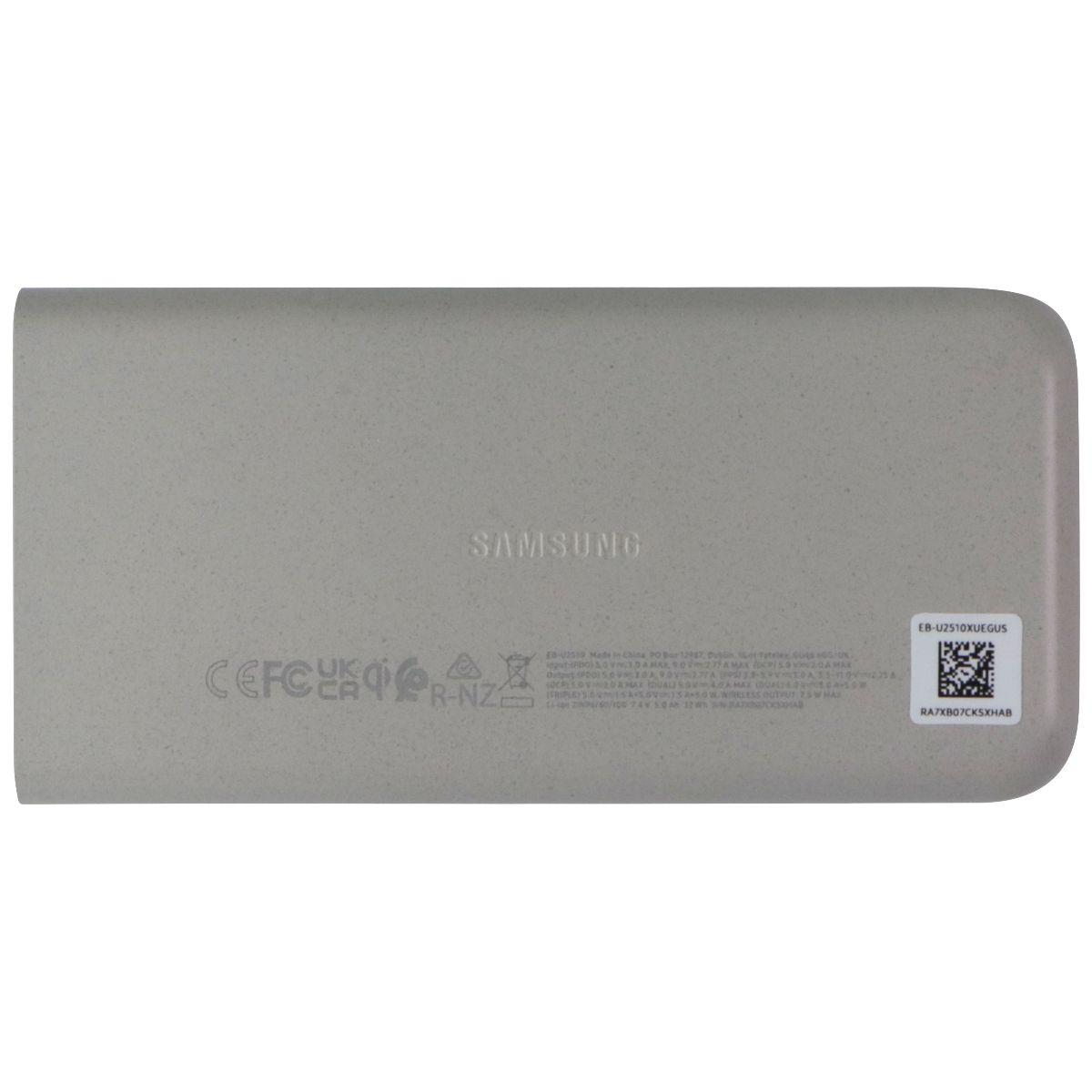 Samsung (10000mAh) 25W Wireless Battery Pack w/USB-C Cable - Beige (EB-U2510XUE)