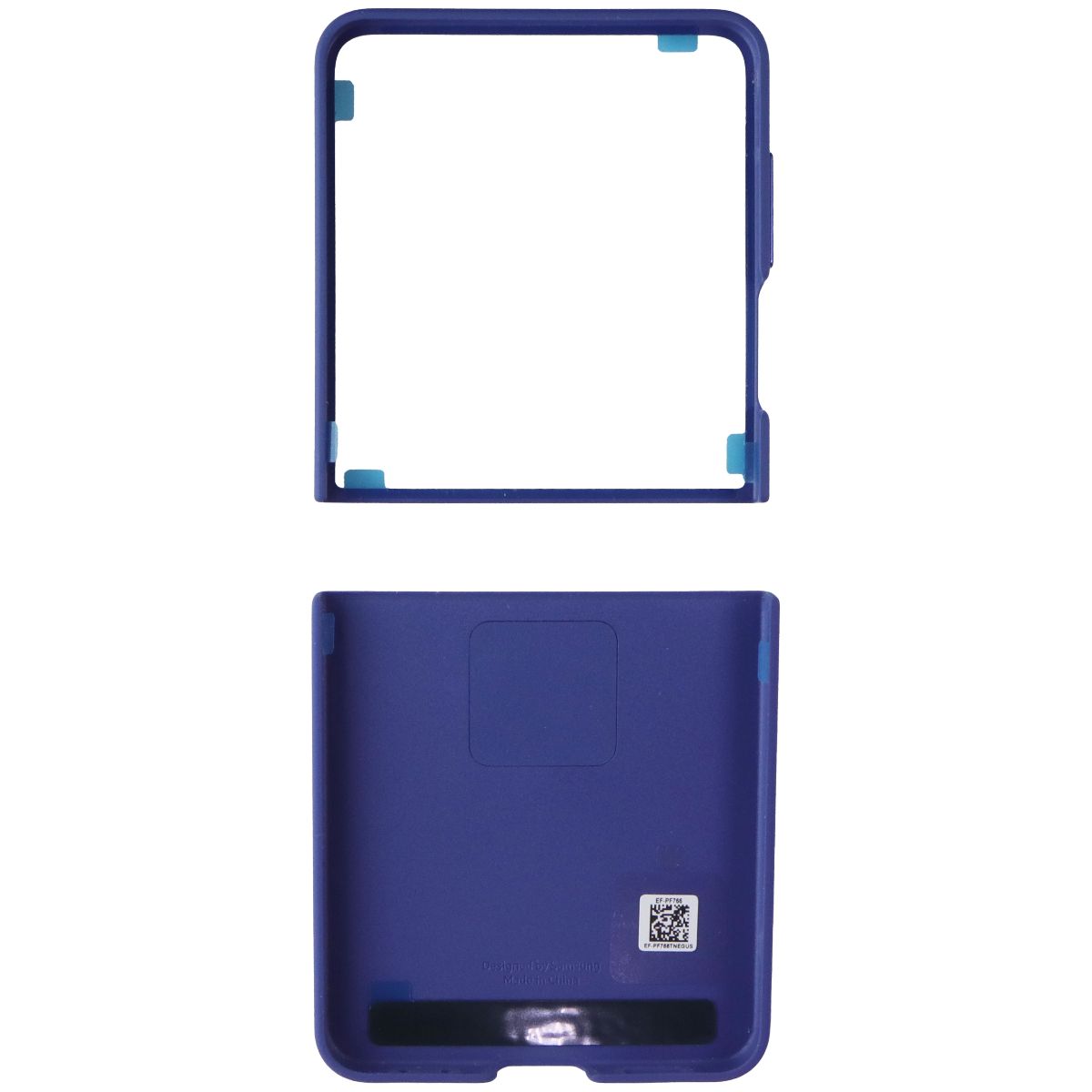 Samsung Official Ring Case (Silicone) for Galaxy Z Flip7 - Navy Cell Phone - Cases, Covers & Skins Samsung - Simple Cell Bulk Wholesale Pricing - USA Seller