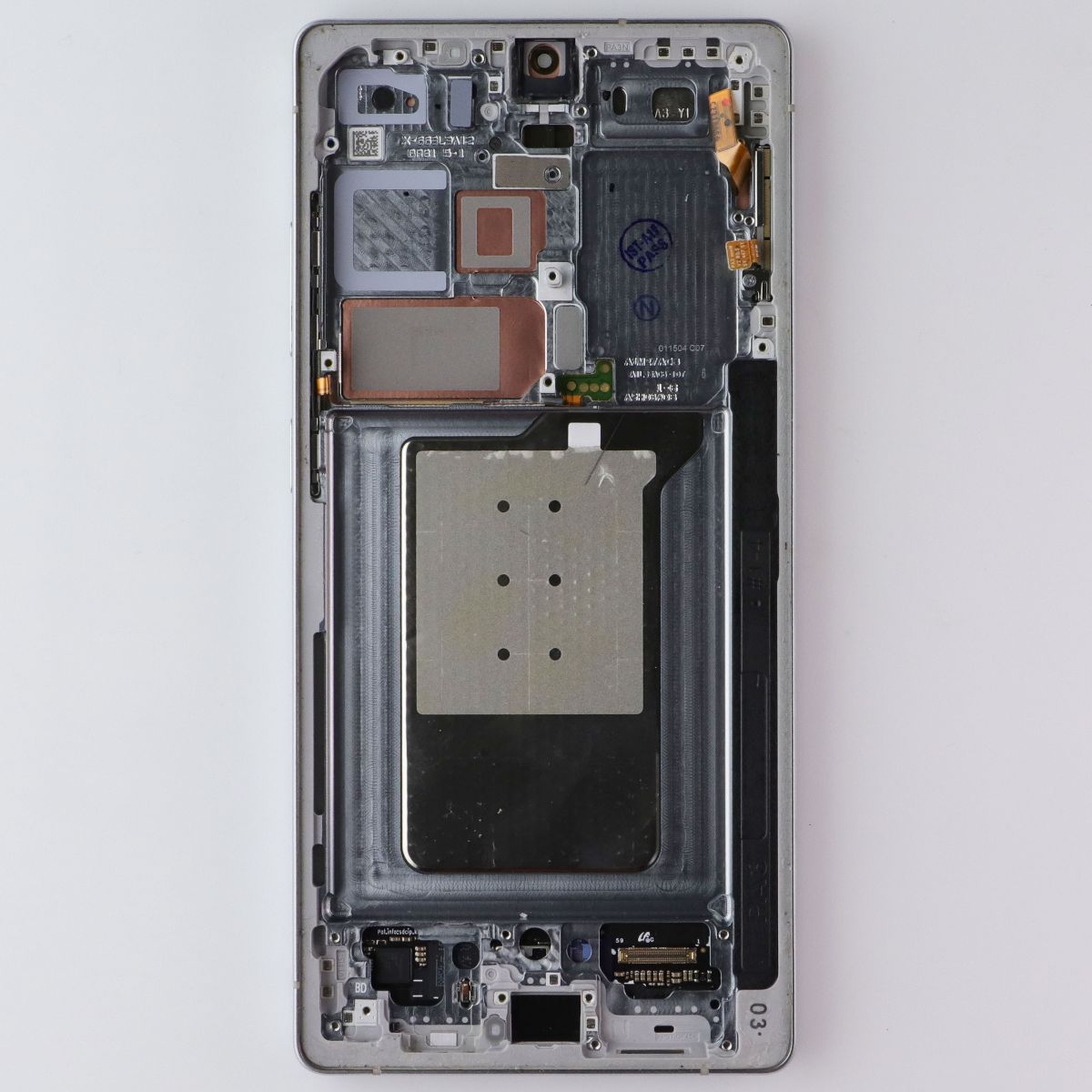 Repair Part OEM Pull OLED w/Frame for Samsung Galaxy S25 Ultra (SM-S938) Silver