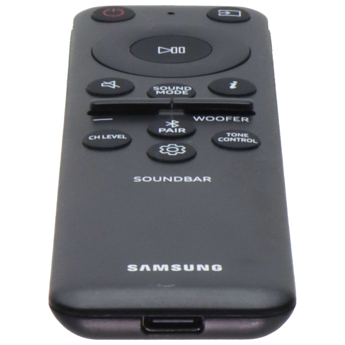 Samsung Soundbar USB-C Charging Remote Control (AH81-15183A) - Black TV, Video & Audio Accessories - Remote Controls Samsung - Simple Cell Bulk Wholesale Pricing - USA Seller