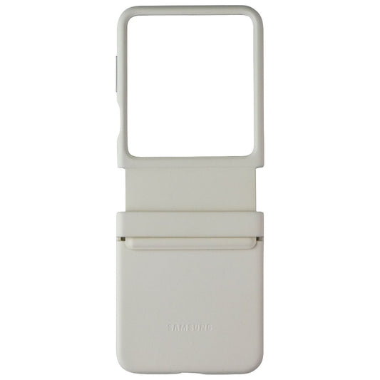 Samsung Flap Eco-Leather Case for Samsung Galaxy Z Flip5 - Cream Cell Phone - Cases, Covers & Skins Samsung - Simple Cell Bulk Wholesale Pricing - USA Seller