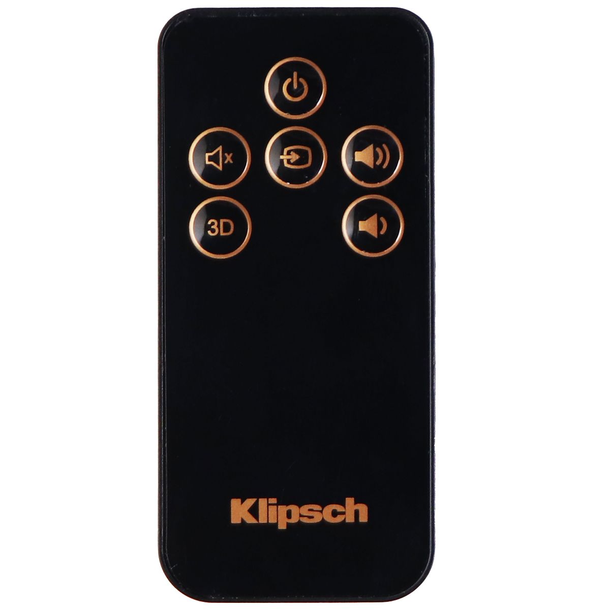 Klipsch OEM Replacement Remote Control for Audio System - Black TV, Video & Audio Accessories - Remote Controls Klipsch - Simple Cell Bulk Wholesale Pricing - USA Seller