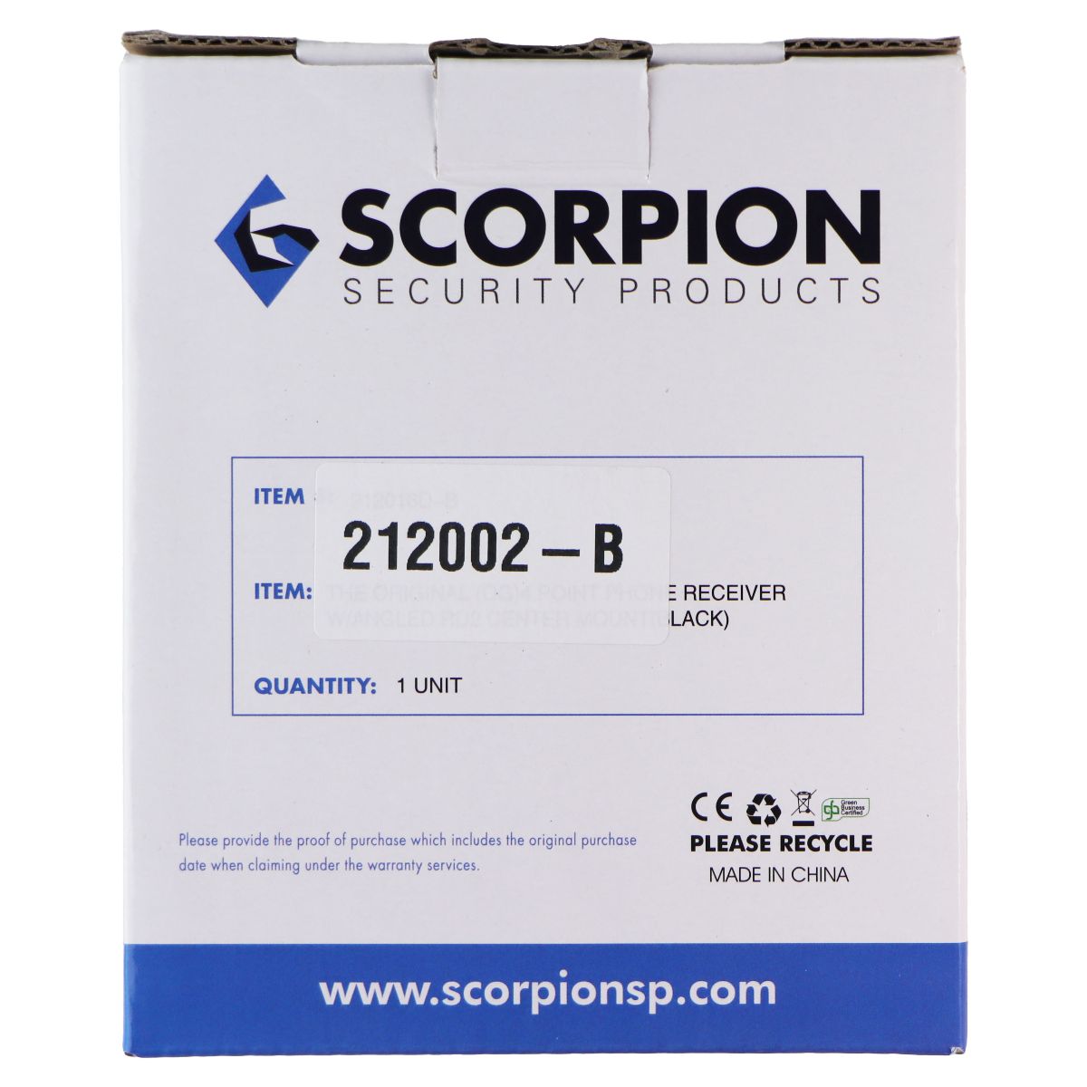 Scorpion Security Products Stealth Series Phone Mount (212002-B) - Black Cell Phone - Mounts & Holders SCORPION - Simple Cell Bulk Wholesale Pricing - USA Seller