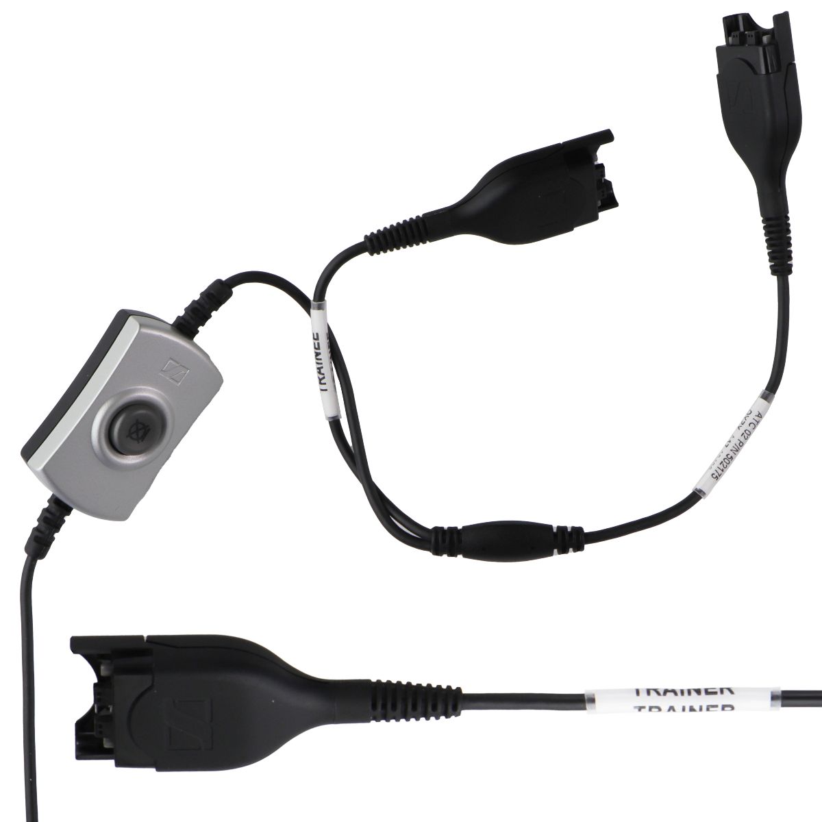 Sennheiser Trainer/Trainee ATC 02 Y-Cord Splitter Adapter - Black (502175) Parts & Accessories - Cables & Adapters Sennheiser - Simple Cell Bulk Wholesale Pricing - USA Seller