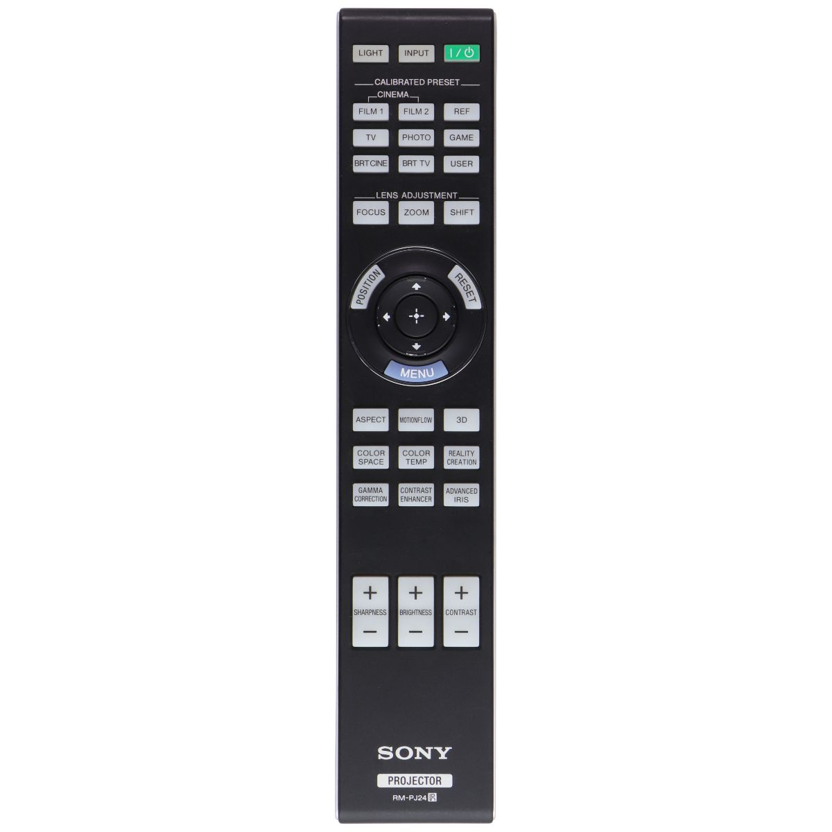Sony OEM Projector Remote Control (RM-PJ24) for Select Sony Projectors TV, Video & Audio Accessories - Remote Controls Sony - Simple Cell Bulk Wholesale Pricing - USA Seller