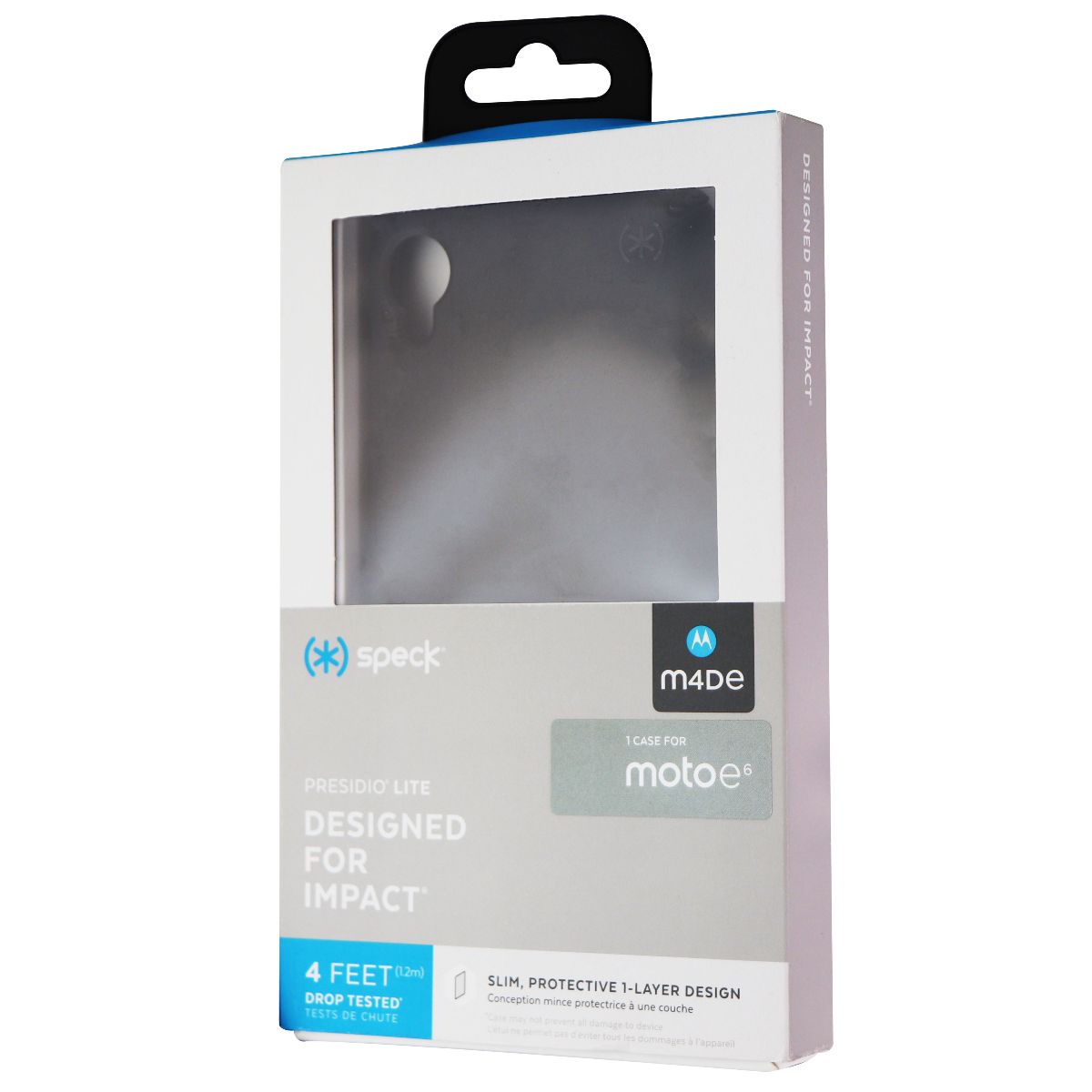 Speck Presidio Lite Series Case for Motorola Moto e6 - Black Cell Phone - Cases, Covers & Skins Speck - Simple Cell Bulk Wholesale Pricing - USA Seller