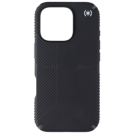 Speck Presidio2 Grip Series Case for Apple iPhone 16 Pro - Black/Slate Gray Cell Phone - Cases, Covers & Skins Speck - Simple Cell Bulk Wholesale Pricing - USA Seller