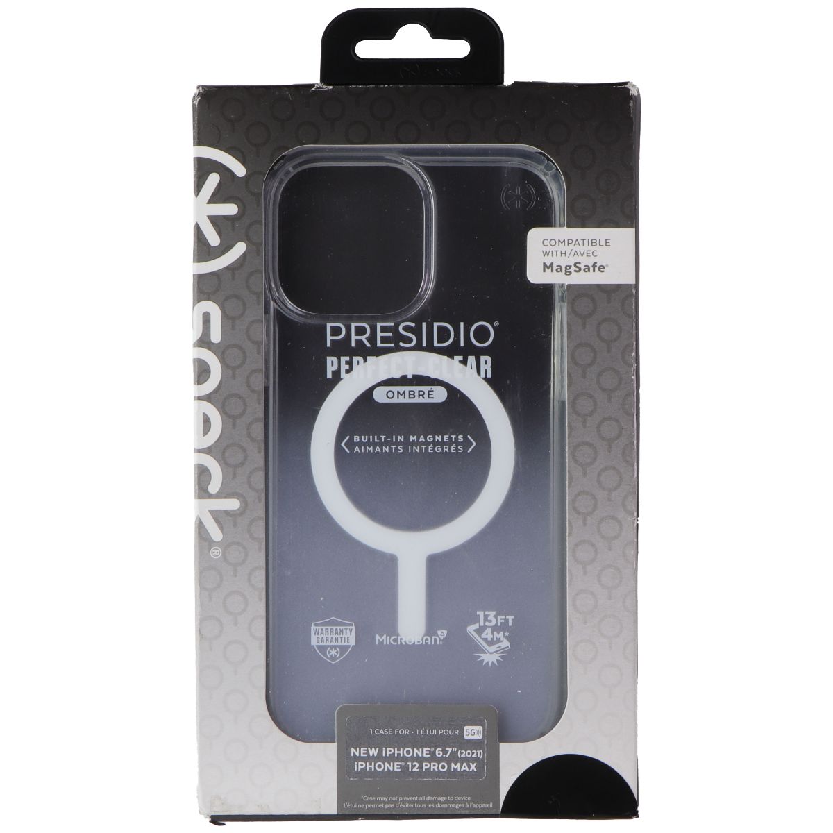 Speck Presidio Perfect Clear Ombre for MagSafe for iPhone 12 Pro Max /Atmosphere Cell Phone - Cases, Covers & Skins Speck - Simple Cell Bulk Wholesale Pricing - USA Seller