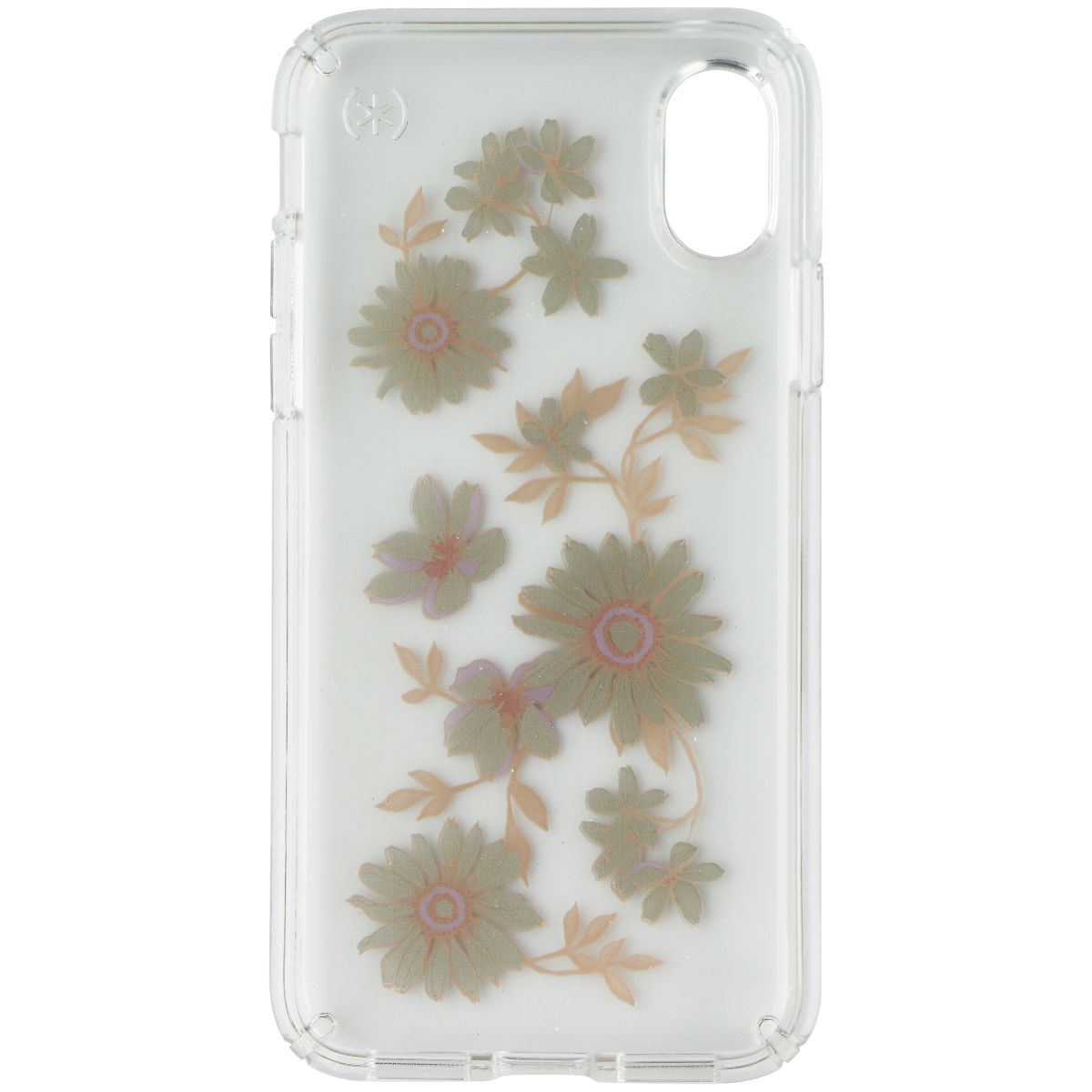 Speck Presidio Clear+Print Case for Apple iPhone Xs/X - Clear/Flowers Cell Phone - Cases, Covers & Skins Speck - Simple Cell Bulk Wholesale Pricing - USA Seller