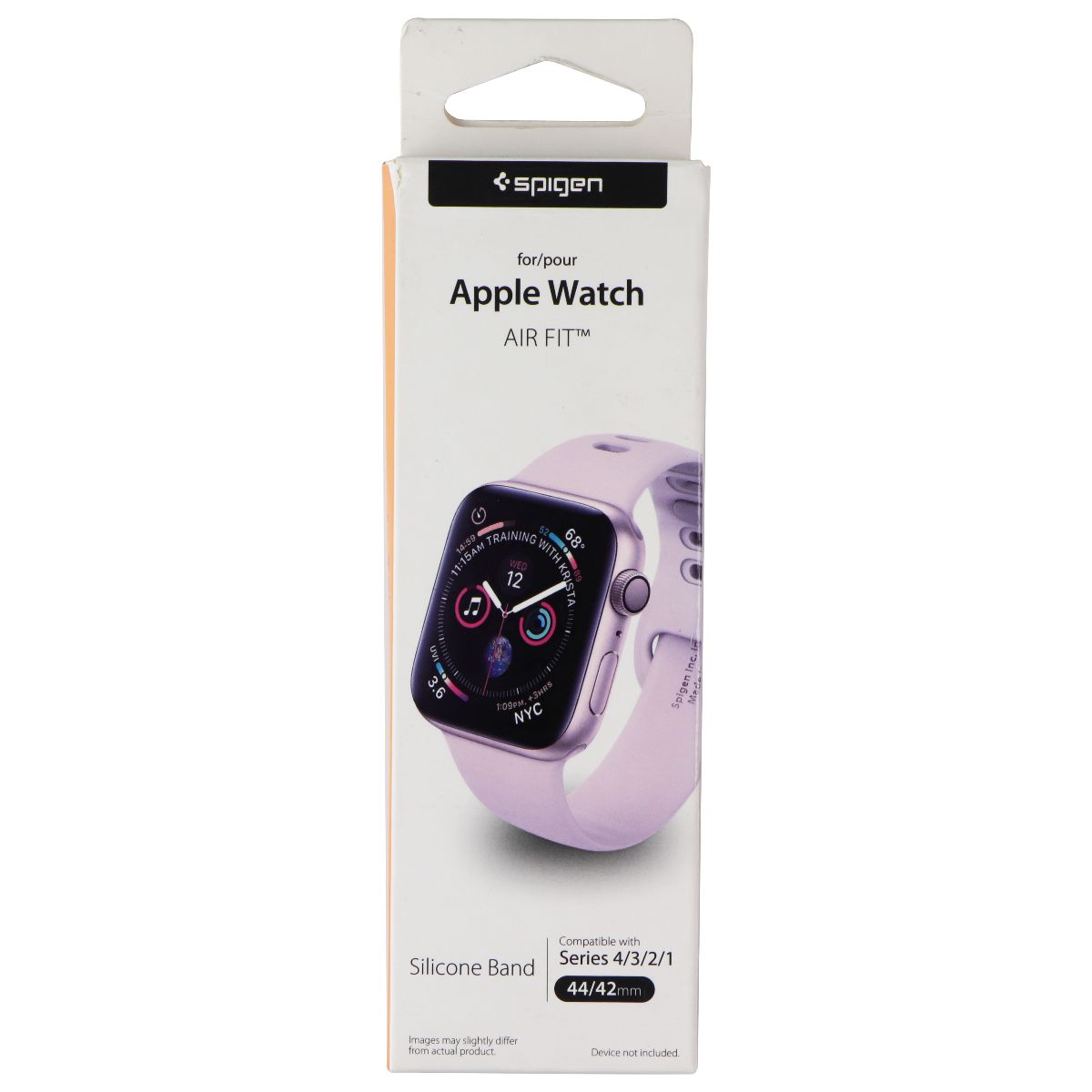 Spigen Air Fit Silicone Band for Apple Watch Series 1-6/SE (44/42mm) - Rose Gold Smart Watch Accessories - Watch Bands Spigen - Simple Cell Bulk Wholesale Pricing - USA Seller