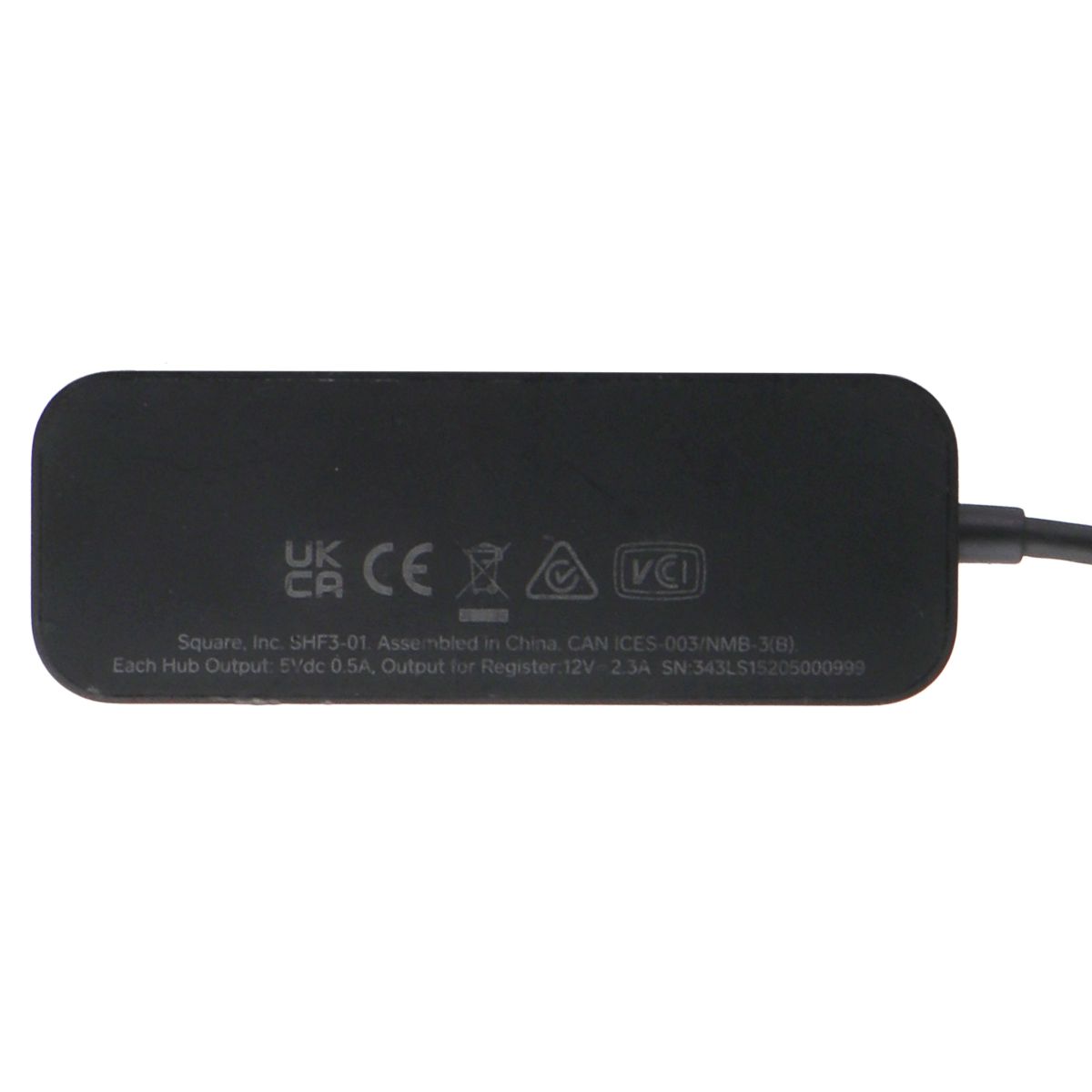 Square Replacement Hub for Square Register - Black Computer/Network - USB Cables, Hubs & Adapters Square - Simple Cell Bulk Wholesale Pricing - USA Seller