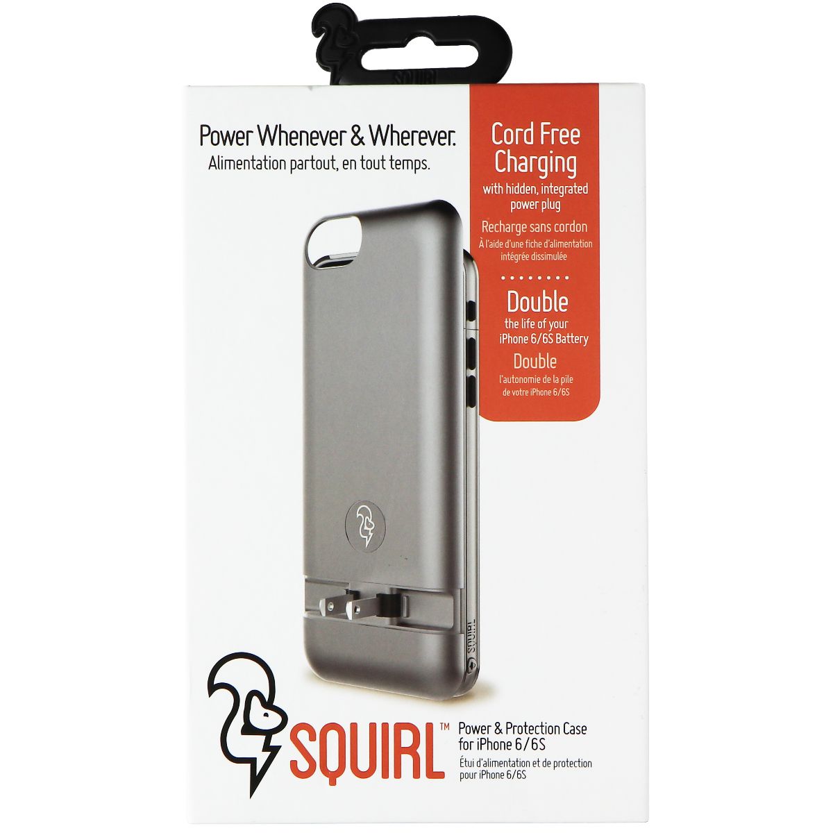 Squirl Power and Protection Case for Apple iPhone 6s / 6 - Space Gray Cell Phone - Cases, Covers & Skins Squirl - Simple Cell Bulk Wholesale Pricing - USA Seller