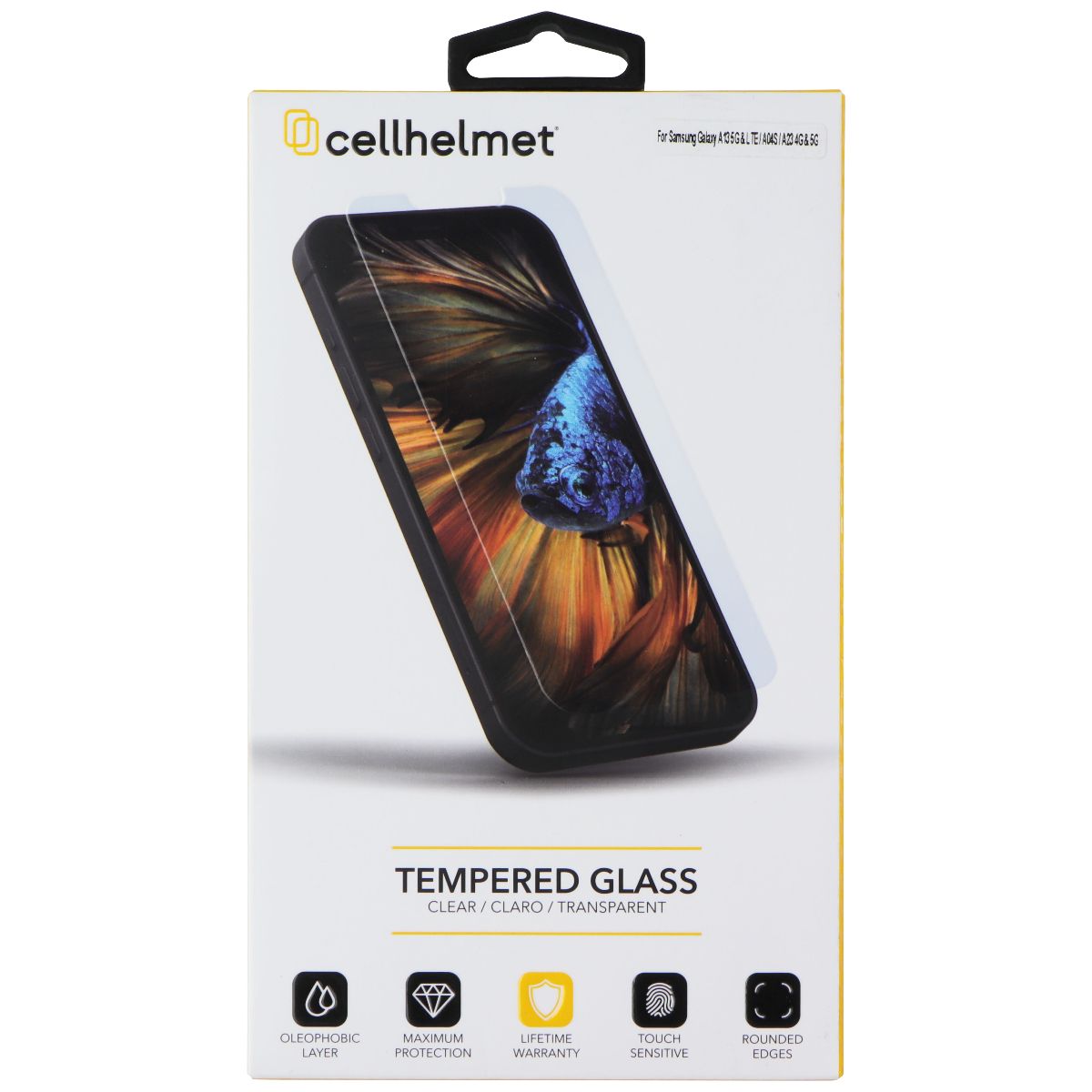 Cellhelmet Tempered Glass for Samsung Galaxy A13 5G/A04S/A23 Cell Phone - Screen Protectors CellHelmet - Simple Cell Bulk Wholesale Pricing - USA Seller