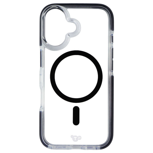 Tech21 EvoCrystal Series Case for MagSafe for Apple iPhone 16 - Clear/Black Cell Phone - Cases, Covers & Skins Tech21 - Simple Cell Bulk Wholesale Pricing - USA Seller