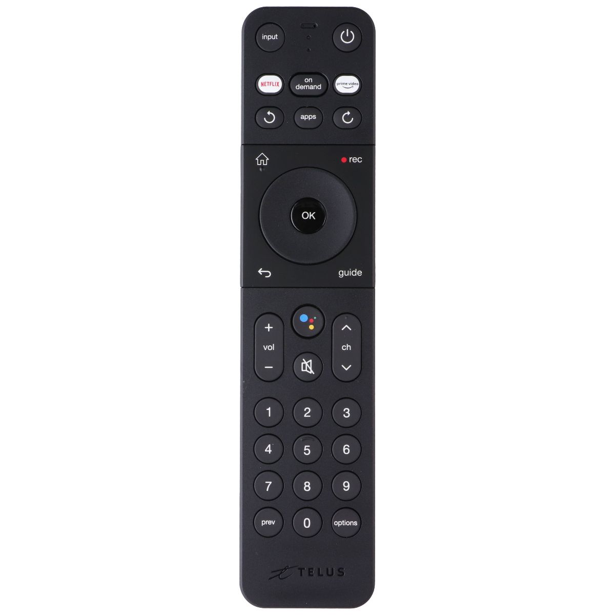 TELUS TV Digital Box (TELUSTV-21T) 4K Android TV Media Streamer & Voice Remote