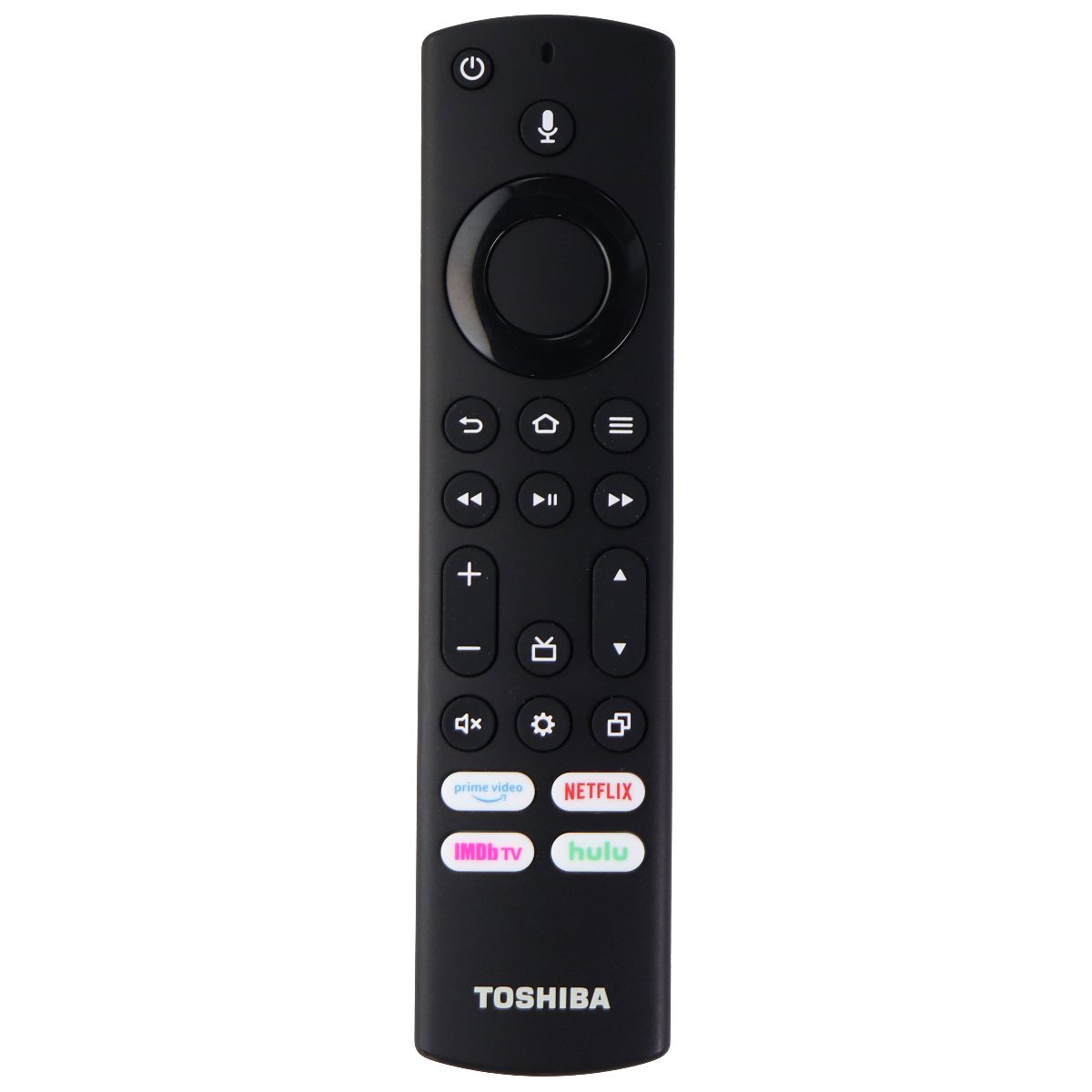 Toshiba Remote (CT-RC1US-21 Rev B) Prime/Netflix/IMDb/Hulu Buttons - Black TV, Video & Audio Accessories - Remote Controls Toshiba - Simple Cell Bulk Wholesale Pricing - USA Seller