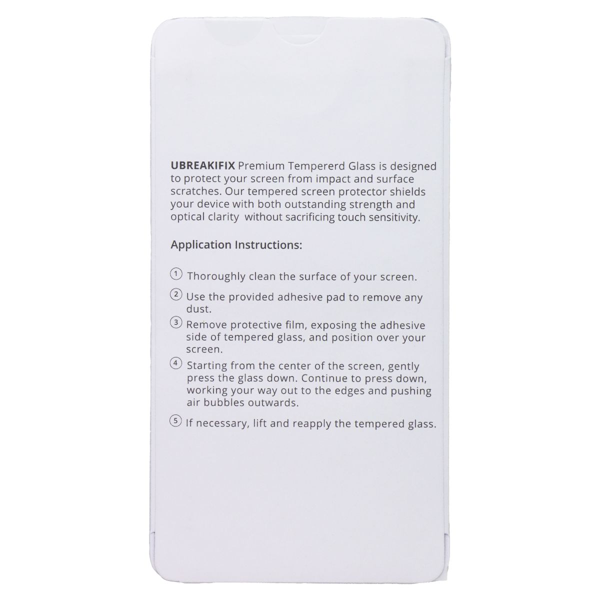 UBREAKIFIX Tempered Glass for iPhone 14 Pro Max Crystal Clear 5 PK Cell Phone - Screen Protectors UBREAKIFIX - Simple Cell Bulk Wholesale Pricing - USA Seller