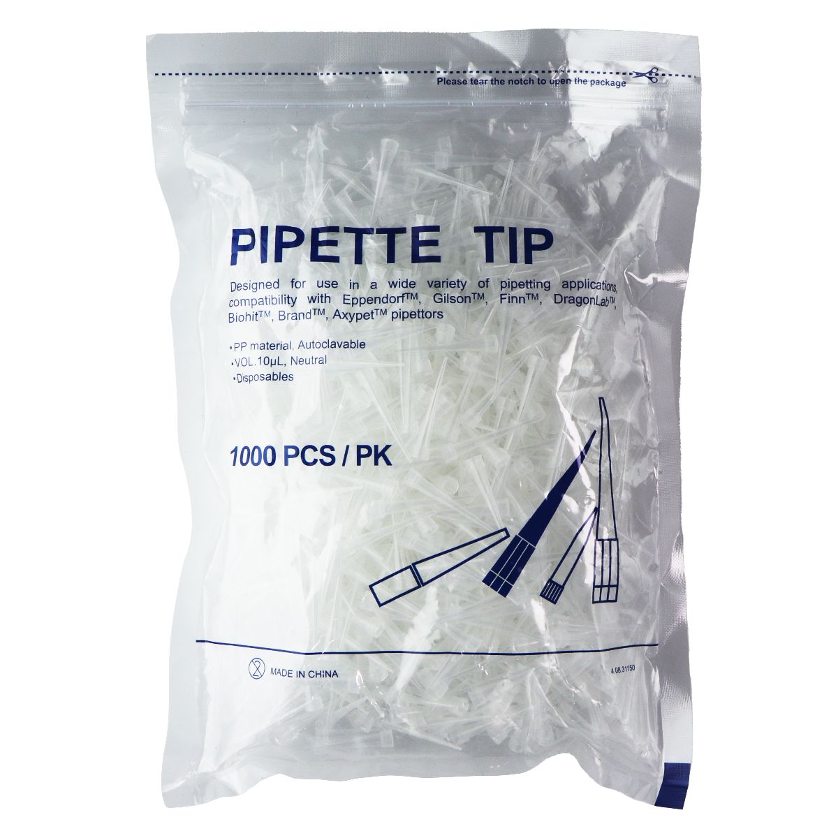 ULAB Single Channel Pipettor with 1000 Vol.10μl Pipette Tips (ULH1019) Home Improvement - Other Home Improvement ULAB - Simple Cell Bulk Wholesale Pricing - USA Seller