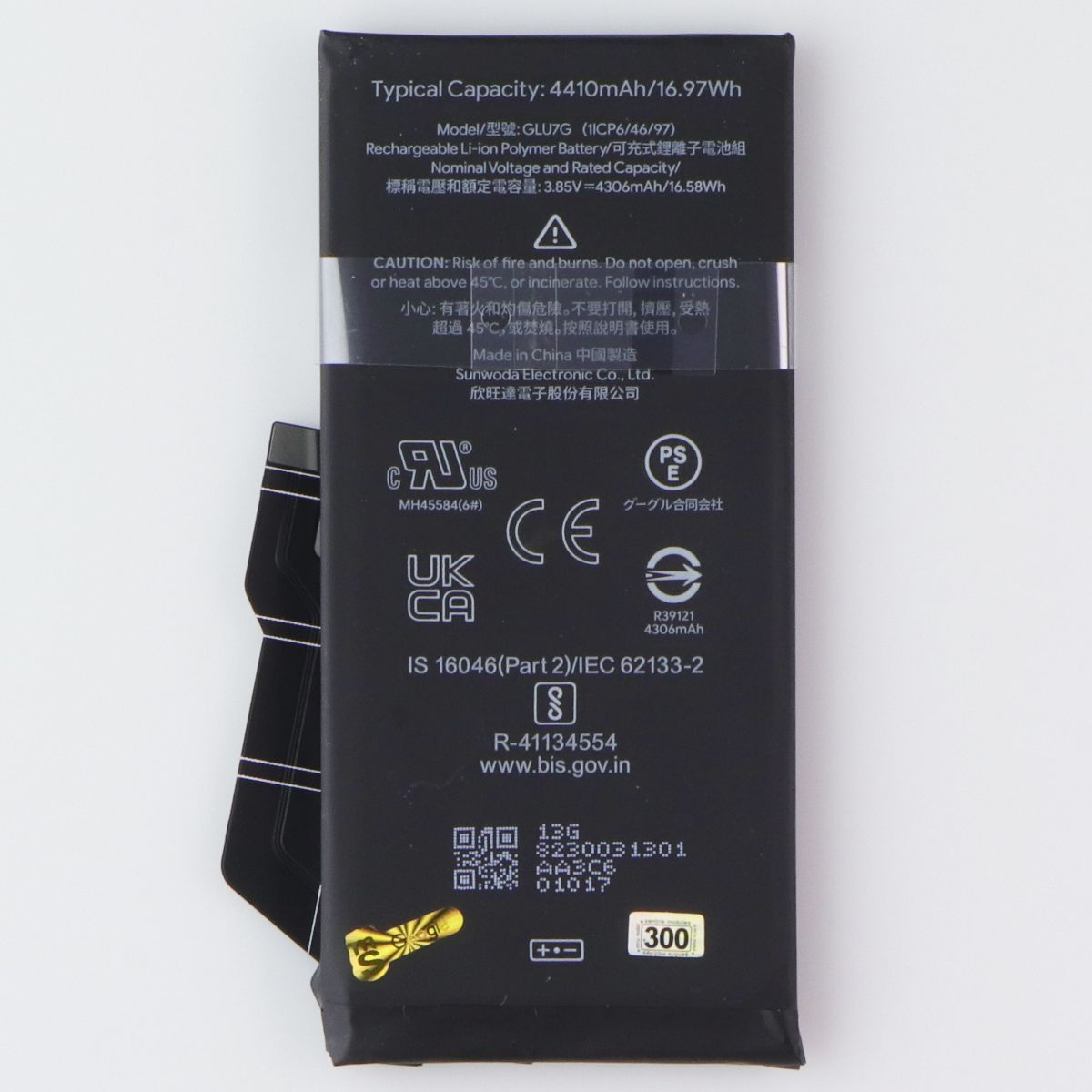 Repair Part - 3.85V 4410mAh/16.97Wh Battery for Google Pixel-6A (GLU7G) Cell Phone - Replacement Parts & Tools Unbranded - Simple Cell Bulk Wholesale Pricing - USA Seller