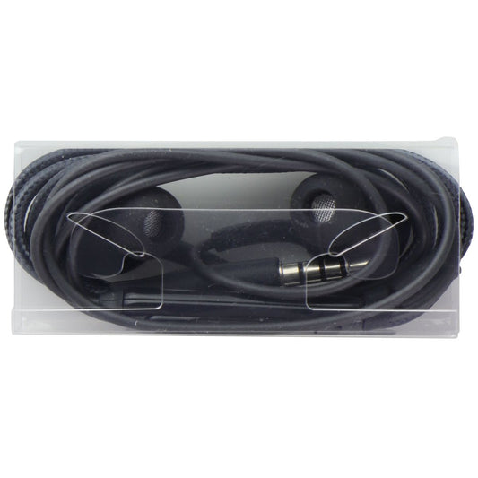 Universal 3.5mm Braided Stereo Headphones with Mic/Remote - Dark Gray Portable Audio - Headphones Unbranded - Simple Cell Bulk Wholesale Pricing - USA Seller